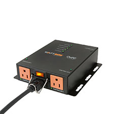 WattBox® IP Power Conditioner (Compact) with OvrC Home | 3 Controlled Outlets 
