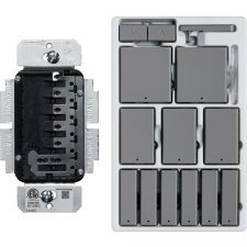 Control4® Contemporary 120V Keypad Dimmer - Gray 