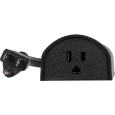 Control4® 120V Outdoor Plug-In Outlet Switch - Black 
