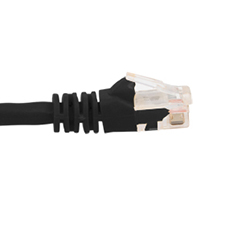 Wirepath™ Cat 5e Ethernet Patch Cable -  Black | 10 Ft 