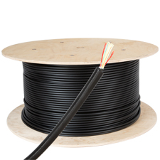 Cleerline 2-Strand Direct Burial Fiber Optic Cable with Corrugated Steel Armor - 1000 Ft 