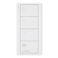 Lutron® Pico 4-Button Raise/Lower Shade Remote With Shade Icons - (Snow | Satin) 