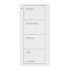 Lutron® Pico 4-Button Family Room Keypad - (Snow | Satin) 