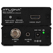 Atlona® BNC to HDMI Converter & Scaler 