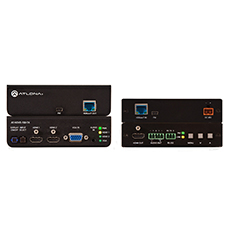 Atlona® HDBaseT TX/RX with Three-Input Switcher and HD Scaler 