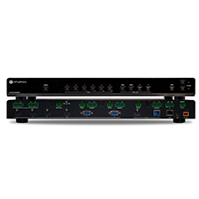 Atlona® Conferencing 4K Ultra HD Multi-Format Switcher with Mirrored HDMI / HDBaseT Outputs 