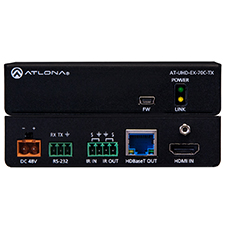 Atlona® 4K/UHD HDMI over HDBaseT Transmitter with Control and PoE 