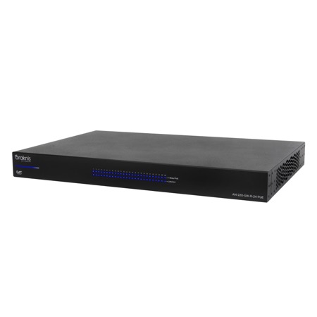 Araknis Networks® 220 Series Gigabit Switch with Partial PoE+ and Rear Ports 