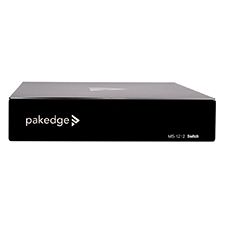 Pakedge® MS Series L3 Managed Gigabit Switch with 10G SFP+, Full PoE+ | 12 PoE + 2 Rear Ports 