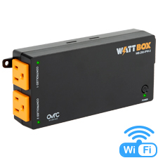 WattBox® 250-Series Wi-Fi Surge Protector  | 2 Individually Controlled Outlets (Wi-Fi or Wired) 