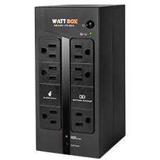 WattBox® Standby UPS & Battery Pack (Compact) | 6 Outlets, 350VA 