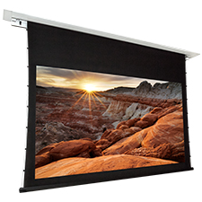 Dragonfly™ Recessed Motorized Tab Tension Ultra White Projection Screen - 100' Screen Size 