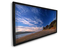 Dragonfly™ Fixed 16:9 Matte White Projection Screen - 100' Screen Size 