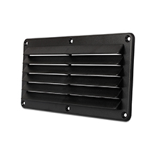 Cool Components™ Plastic Grill - 4x10 Opening (Black) 