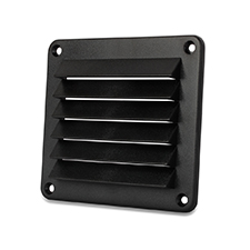 Cool Components™ Plastic Grill - 4x5 Opening (Black) 
