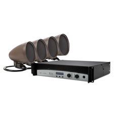 Episode® Landscape Series Speaker Kit with 4 - 4' Satellite Speakers and 1000 Watt Crown® Amplifier 