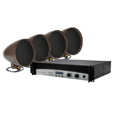 Episode® Landscape Series Speaker Kit with 4 - 8' Satellite Speakers and 2000 Watt Crown® Amplifier 