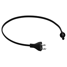 Sonos Power Cable for Play:5, Beam, and Amp - .5m (1.6 ft) | Black 