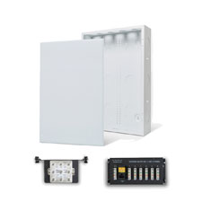 Wirepath™ 20' Enclosure Kit with Flush Metal Door, 1X6 Telephone, and 1x8 Video Modules 