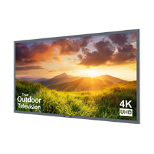 SunBrite™ Signature Series 4K Ultra HD Partial Sun Outdoor TV - 55' | Silver 