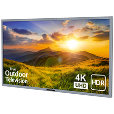 SunBrite™ Signature 2 Series 4K Ultra HDR Partial Sun Outdoor TV - 55' | Silver 