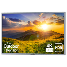 SunBrite™ Signature 2 Series 4K Ultra HDR Partial Sun Outdoor TV - 65' | Silver 