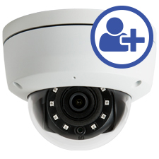 Visualint™ 2MP IP Dome Outdoor Camera with Starlight + Virtual Technician 