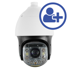 Visualint™ 2MP IP Auto Tracking PTZ Outdoor Camera with Super Starlight + Virtual Technician 