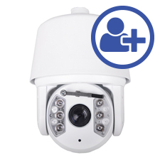Visualint™ 2MP IP Auto Tracking PTZ Outdoor Camera with Starlight + Virtual Technician 