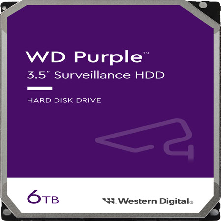 Western Digital WD Purple Surveillance 6TB Hard Drive 