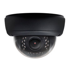 Wirepath™ Surveillance 750 Series Dome IP Outdoor Camera with Heater - Black 
