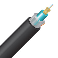 Cleerline SSF™ 2-Strand Rugged Micro Distribution Fiber Optic Cable - 1000 Ft 