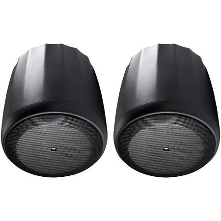 JBL Professional C60PS/T Control 8' High-Impact Pendant Subwoofer Loudspeaker with Built-In Passive Crossover, Black, Pair 