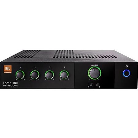 JBL Professional CSMA 180 4-Input, 1-Output Commercial Mixer-Amplifier 80Wx1 at 70V 