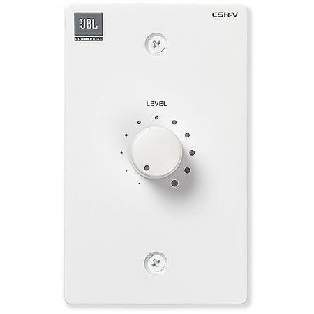 JBL Professional CSR-V Wall Mounted Volume Controller for CSM Mixers, White 