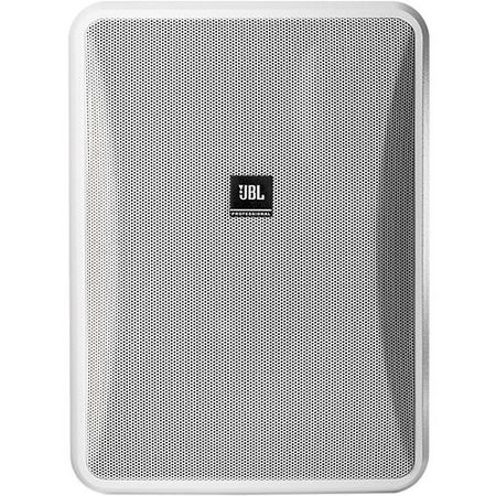 JBL Professional Control 28-1 8' 2-Way High Output Speaker with Weather Resistant Enclosure, Pair, White 