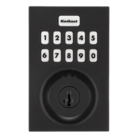 Kwikset 620 Contemporary Z-Wave Keypad Smart Lock - Black 
