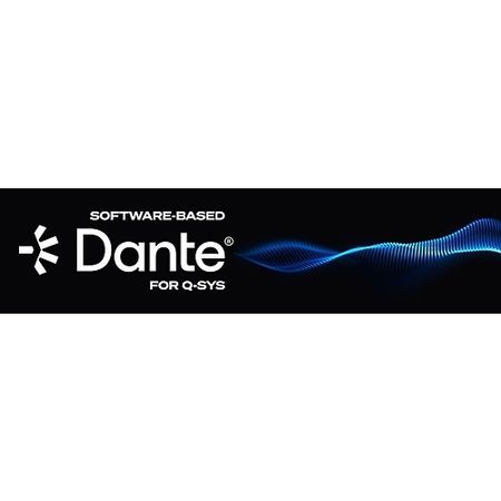 QSC SLDAN-256-P Q-SYS Software-base Dante 256x256 Channel License, Perpetual 