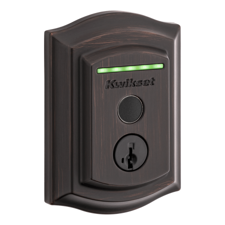 Kwikset 959 Halo Traditional Fingerprint Wi-Fi Enabled Smart Lock - Venetian Bronze 
