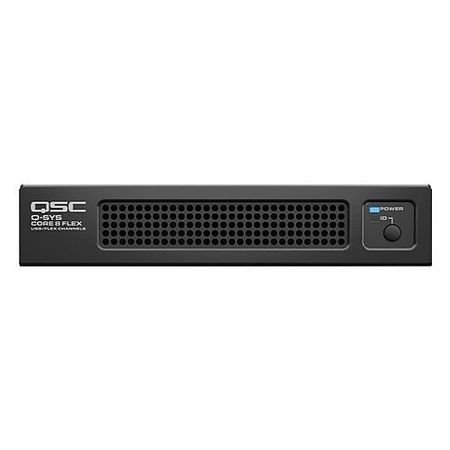 QSC CORE FLEX Q-SYS Network Analog I/OProcessor, 8x AEC Processors, 64 64 Networked Audio Channels QLAN AES67 