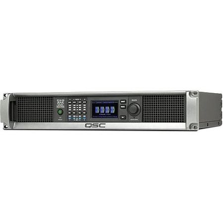 QSC CXQ2K4 Q-SYS 4-Channel Network Amplifier with Mic/Line Inputs, 2000W 