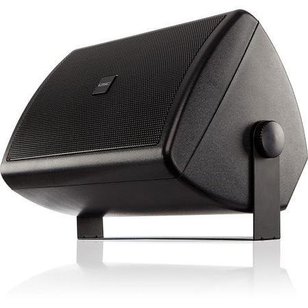 QSC AC-S6T-BK AcousticCoverage 6.5' 2-Way Surface Mount Loudspeaker, 130° Conical, Black 