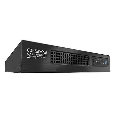 QSC SPA-QF 60X4 SPA-Q Series 4-Channel Network Amplifier, 60W 