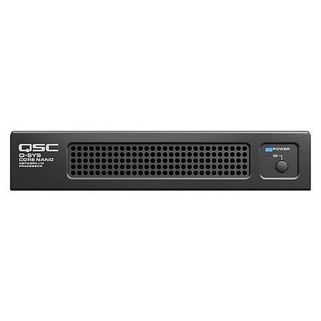 QSC CORE NANO Q-SYS Network I/O Processor, AV Control, 8x AEC Processors, 64 64 Networked Audio Channels QLAN AES67 