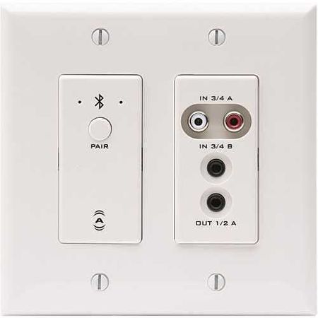 QSC unD6IO-BT Attero Tech Dante AES67 Networked Audio Wall Plate with Bluetooth 