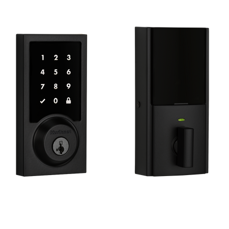 Kwikset 916 Contemporary Z-Wave Touchscreen Smart Lock - Midnight Black 