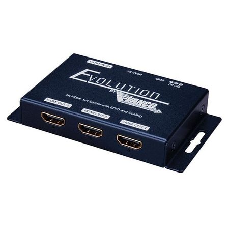 Evolution EVSP14SC 4K HDMI 1x4 Splitter with EDID and Scaling 