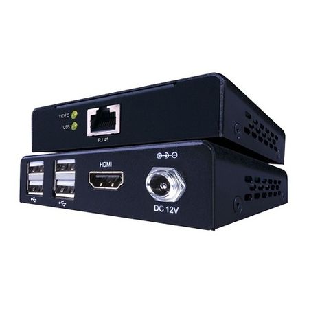 Evolution EVEXKVM1 HMDI Extender with KVM and PoE 