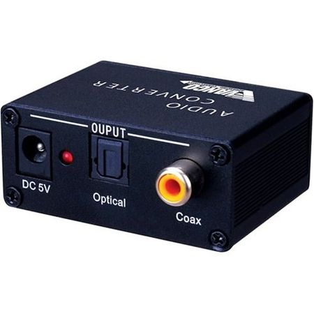 Vanco 280565 Digital Audio Converter with Dual Outputs 