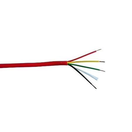 ADI PRO RN-2004506 18/4 Plenum Fire Alarm Cable, Unshielded, FPLP, CL3P, FT6, 500', Express Box, Red 